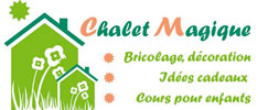 Le Chalet Magique a vus le jour le 02 mai 2009. transparent Il est n&eacute; d’une passion pour la d&eacute;coration et surtout l’envie de faire partager cette passion. transparent Dans notre magasin vous trouverez des id&eacute;es de d&eacute;coration, de bricolage. Nous proposons &eacute;galement des cours pour petits et grands ainsi que des ateliers anniversaire. Chaque ann&eacute;e nous organisons les passeport vacances de la glane. transparent