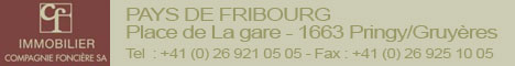 CF IMMOBILIER SA Compagnie Fonci&egrave;re SA Cp 45 Place de la Gare 1663 Pringy/Gruy&egrave;res